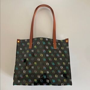Dooney & Bourne Monogram IT Clear Medium Tote Bag